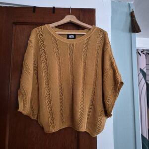 Frye Mustard Yellow Knit Sweater